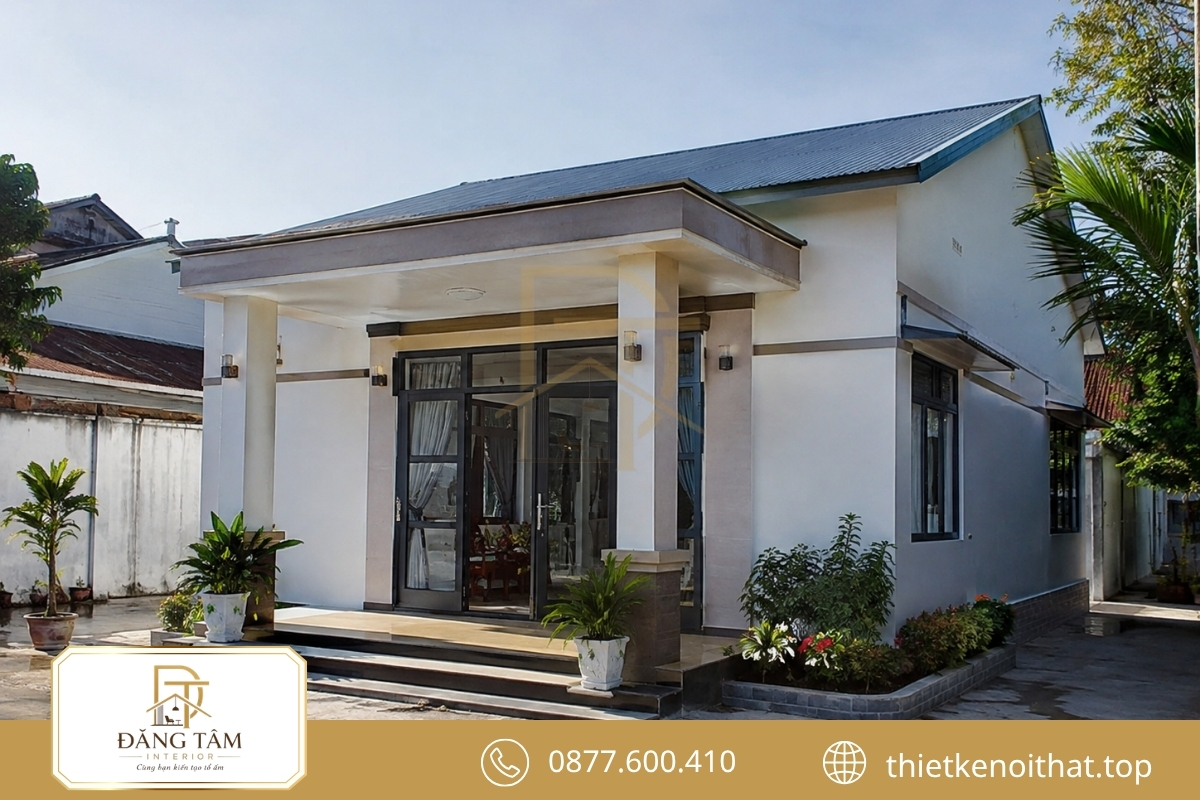 Sửa nhà cấp 4 100m2 mái tôn theo phạm vi cải tạo phù hợp 