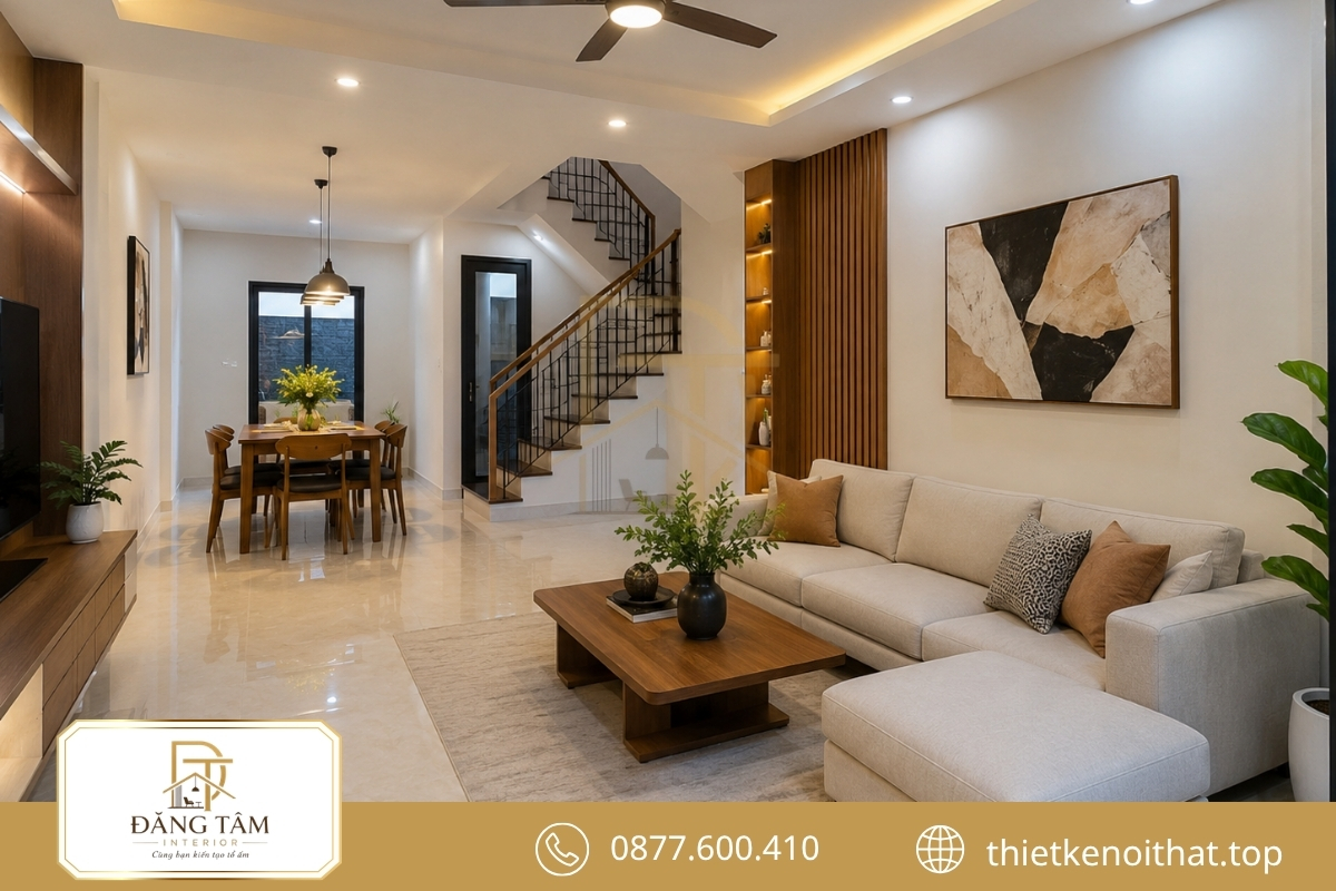 Sửa nhà cấp 4 100m2 phần hoàn thiện tạo diện mạo mới 