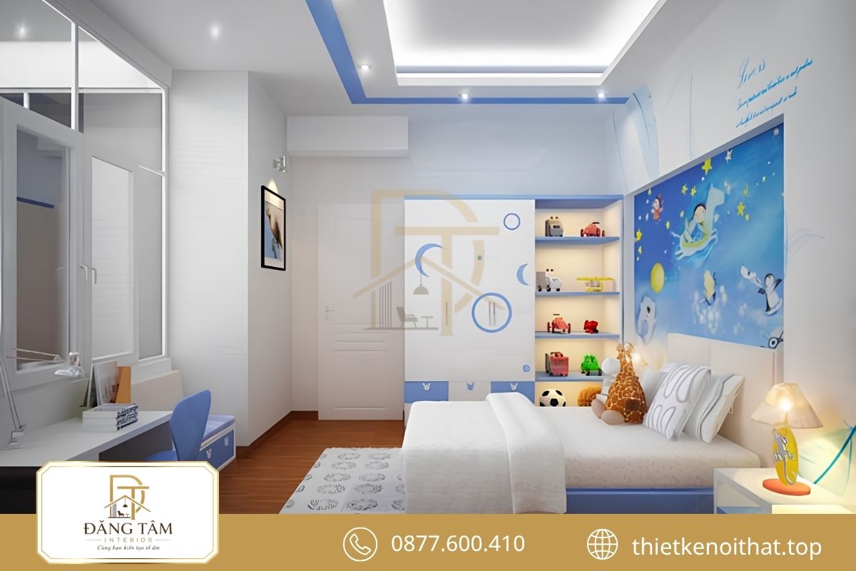 Phòng ngủ tối ưu không gian lưu trữ