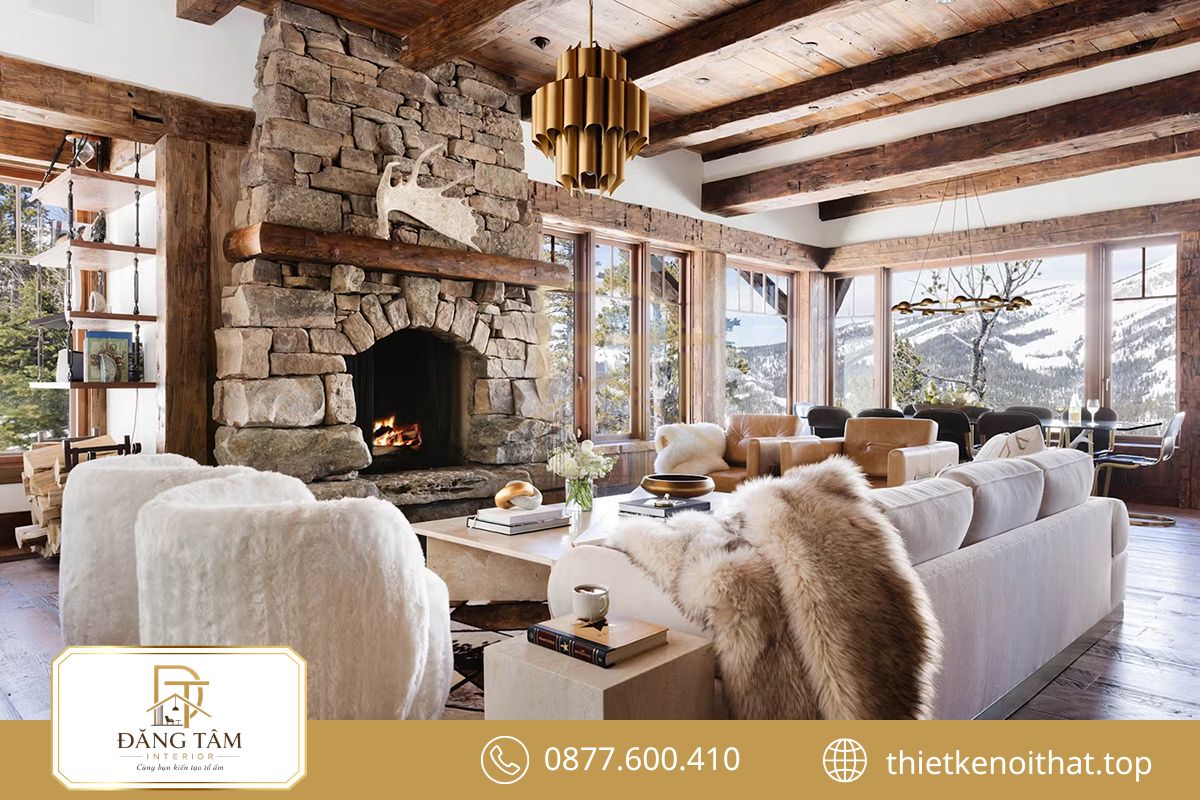 Không gian Rustic nhẹ nhàng đưa thiên nhiên đến gần hơn với nhịp sống hằng ngày