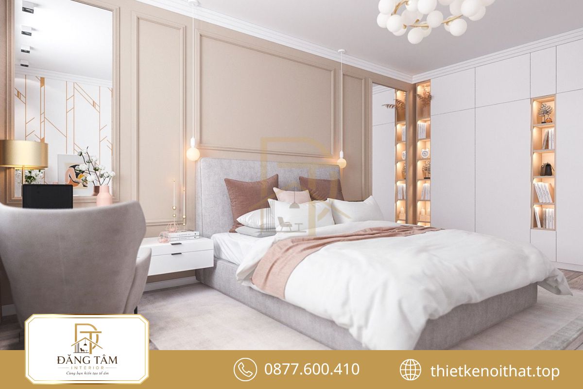Góc riêng nhỏ giúp hai người duy trì sự thoải mái trong phòng chung