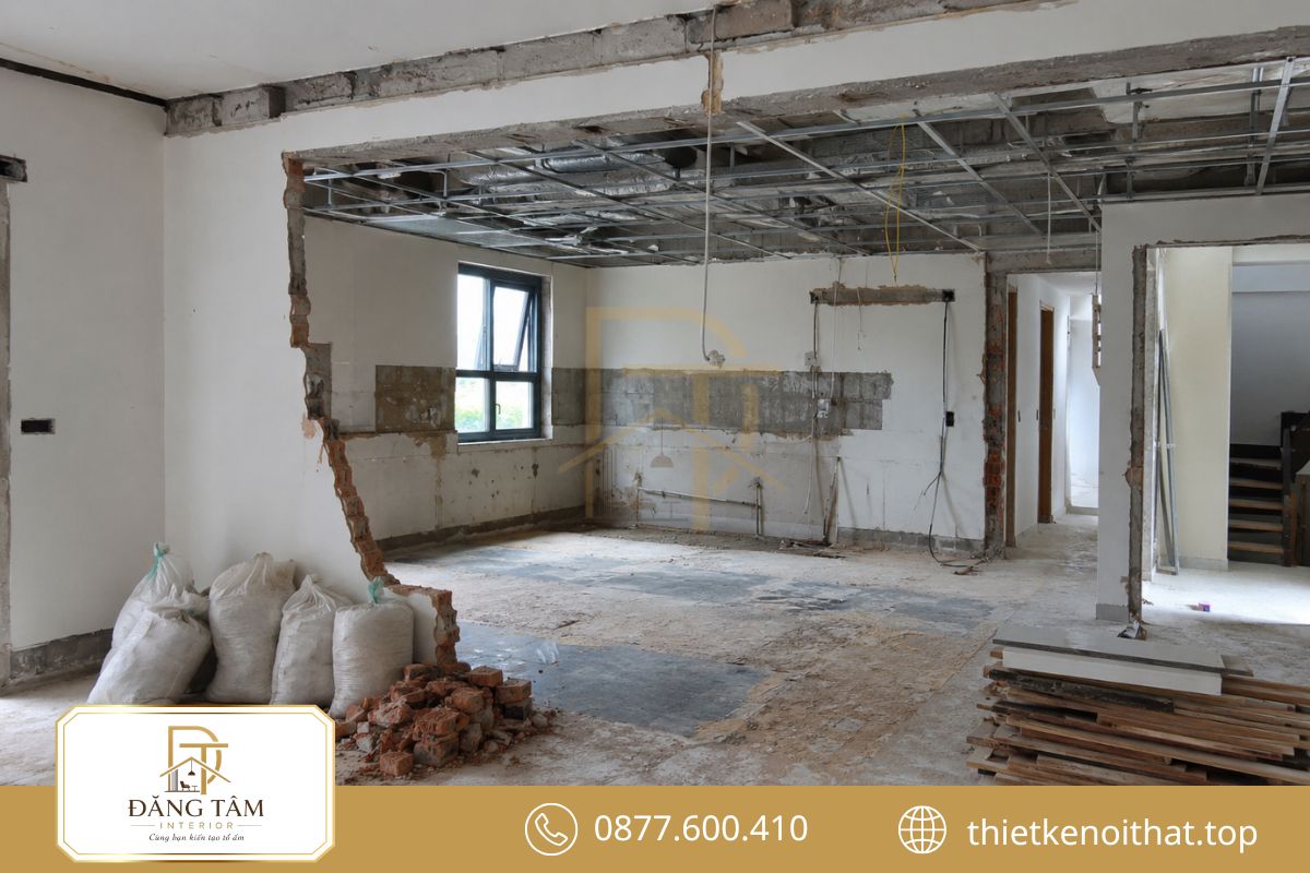 Th&aacute;o dỡ đ&uacute;ng phạm vi tạo nền tảng an to&agrave;n cho thi c&ocirc;ng sửa chữa nh&agrave;
