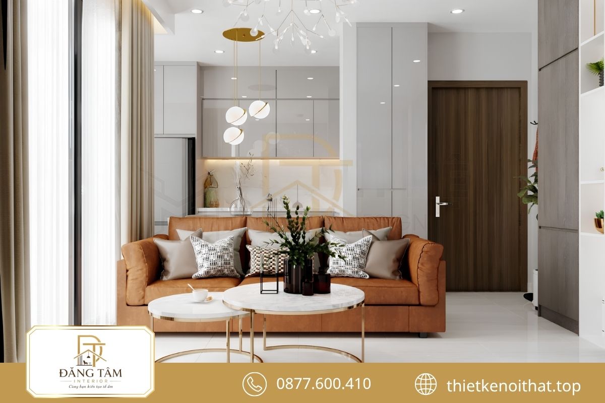 Thiết kế căn hộ 1 phòng ngủ 35m2 ưu tiên nội thất đa năng 