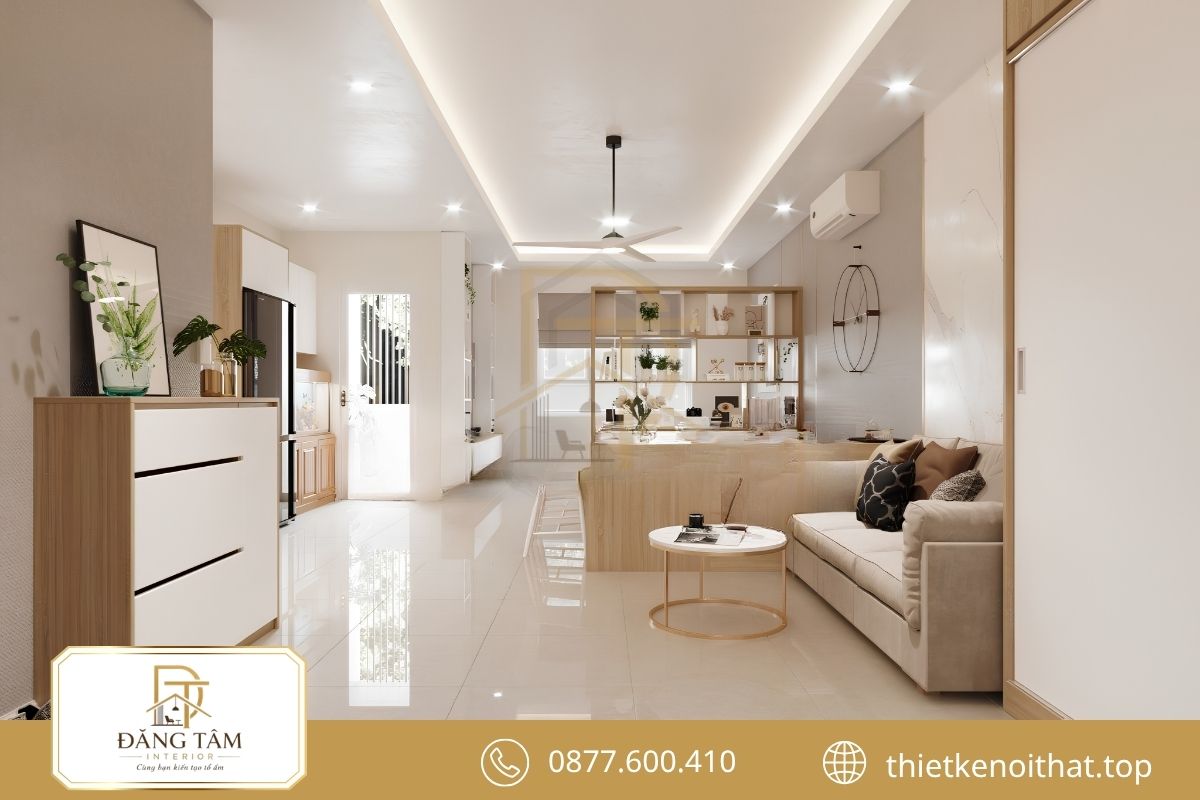 Thiết kế căn hộ 1 phòng ngủ trên 50m2 nâng cao trải nghiệm sống