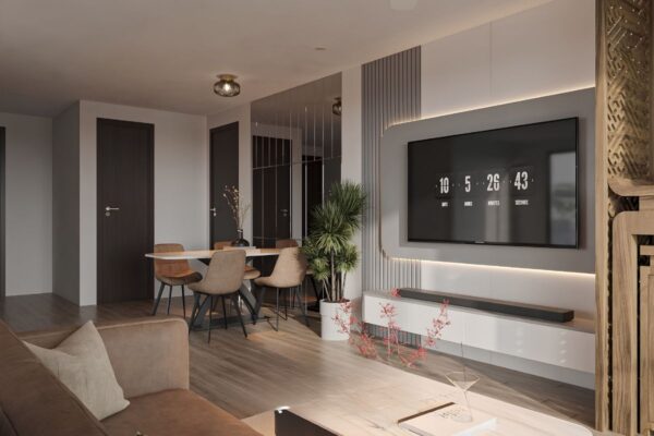 Thiết Kế Căn Hộ 2 Phòng Ngủ