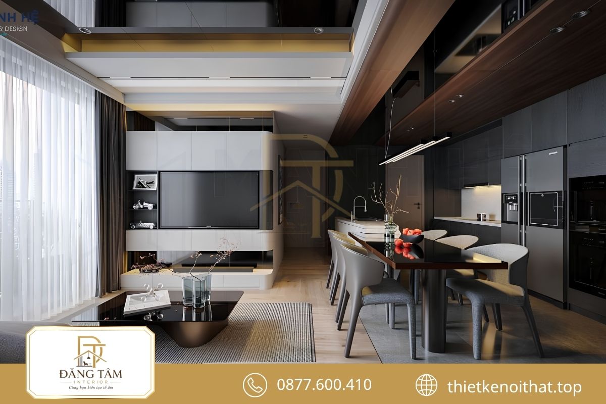 Thiết kế căn hộ 2 phòng ngủ từ 80m2 rộng rãi, sang trọng 