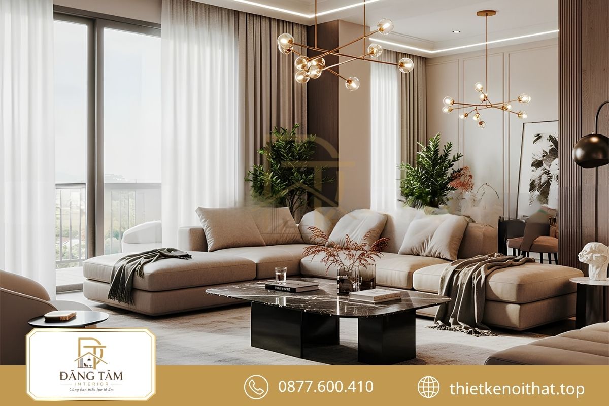 Thiết kế căn hộ 3 phòng ngủ trên 100m2 theo chuẩn cao cấp 