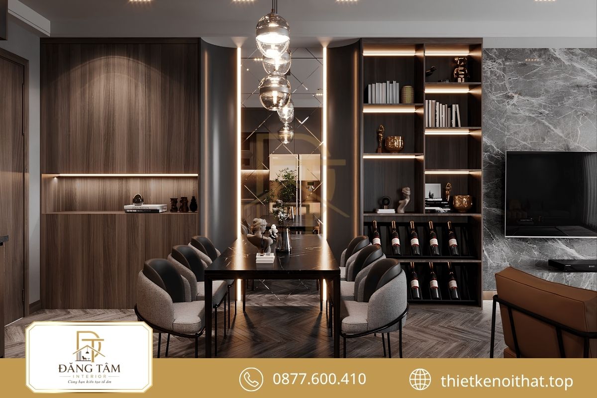 Thiết kế chung cư 3 phòng ngủ cao cấp dành cho gia chủ trẻ 
