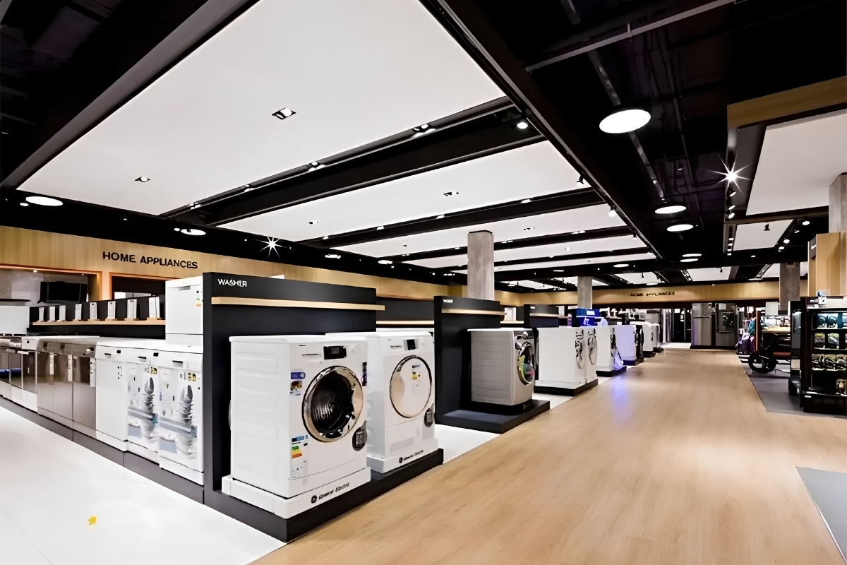 Thiết Kế Cửa Hàng Điện Máy Đẹp, Hiện Đại Và Tối Ưu Trải Nghiệm 2026