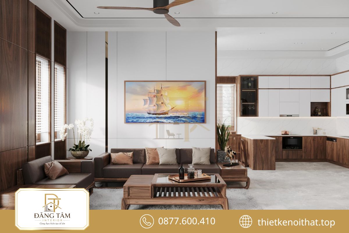 Diện tích nhiều tầng mở rộng khả năng tổ chức công năng cho gia đình đông thành viên