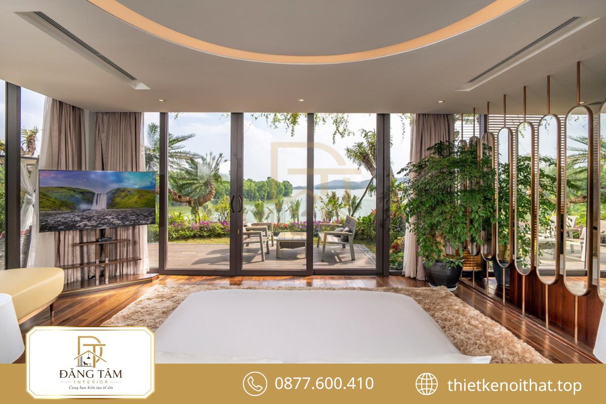 Không gian nghỉ dưỡng mở rộng tầm nhìn và đưa thiên nhiên vào gần đời sống