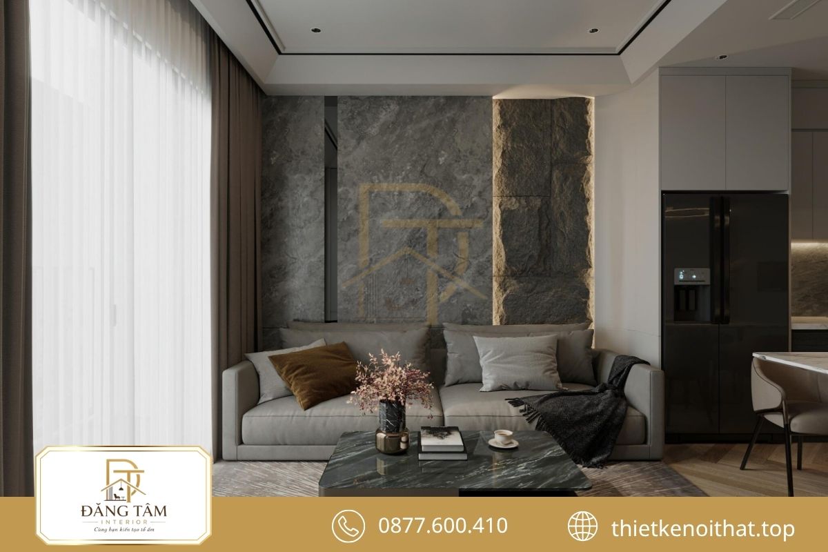 Căn hộ 1 phòng ngủ Modern Luxury sang trọng với vật liệu chọn lọc 