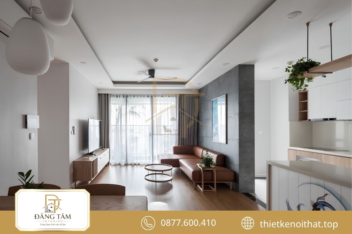 Thiết kế nội thất chung cư 150m2 Minimalism gọn gàng, giàu khoảng thở 