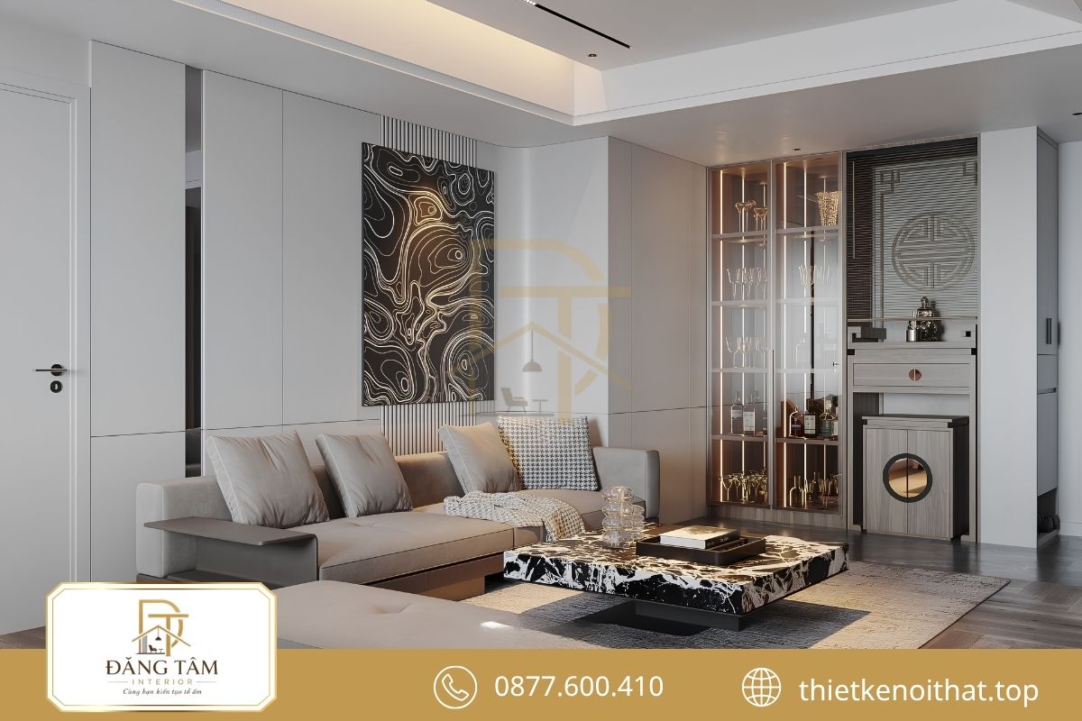 Thiết kế nội thất chung cư 150m2 Modern Luxury sang trọng, tinh tế 