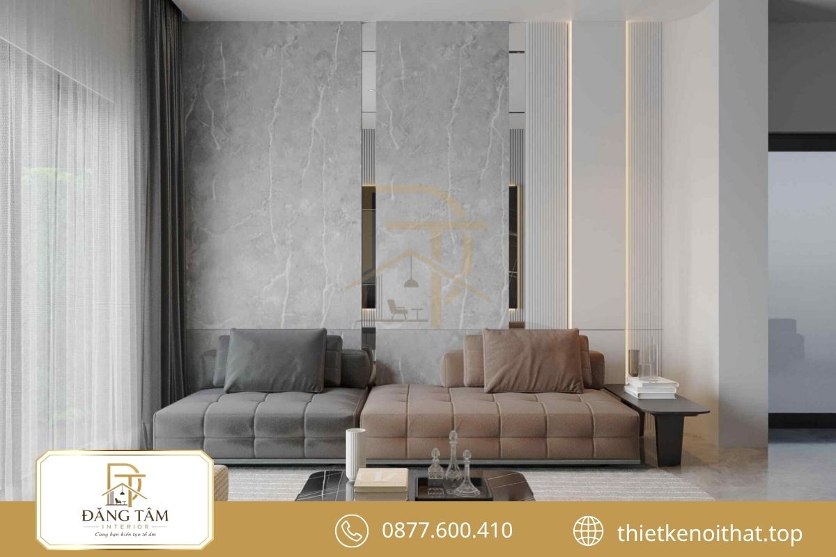 Nội thất nhà ống 2 tầng hiện đại tối ưu diện tích sử dụng 