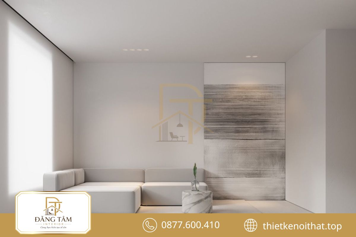 Phong cách Minimalism giữ phòng khách thoáng, tinh gọn và nhẹ nhàng
