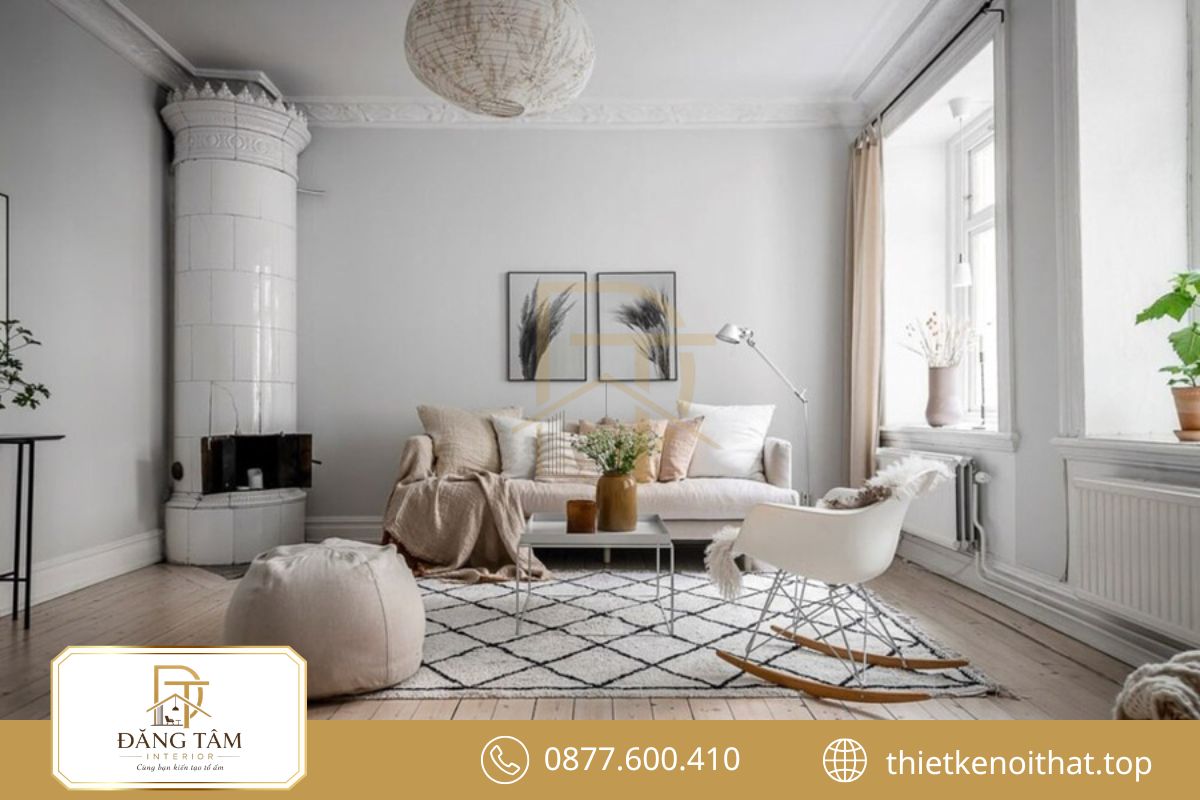 Phong cách Scandinavian mang vẻ sáng thoáng và gần gũi thiên nhiên
