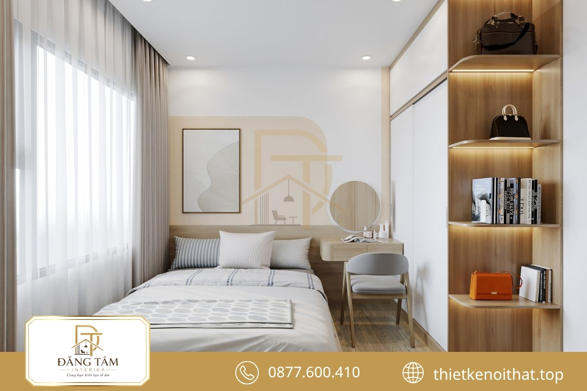 Bố trí giường và nội thất hài hòa với thói quen sinh hoạt hằng ngày 