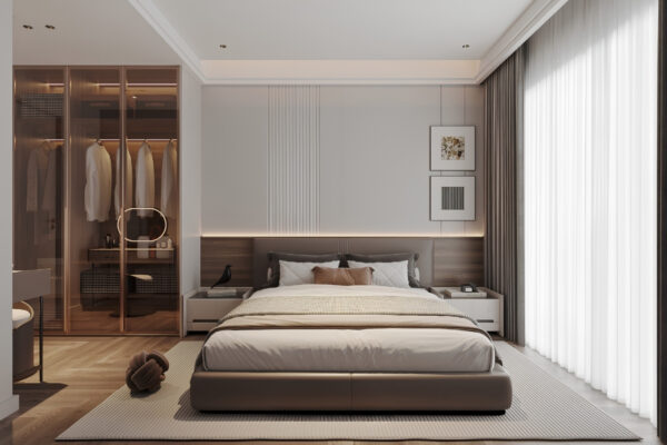 thiết kế phòng ngủ 8m2