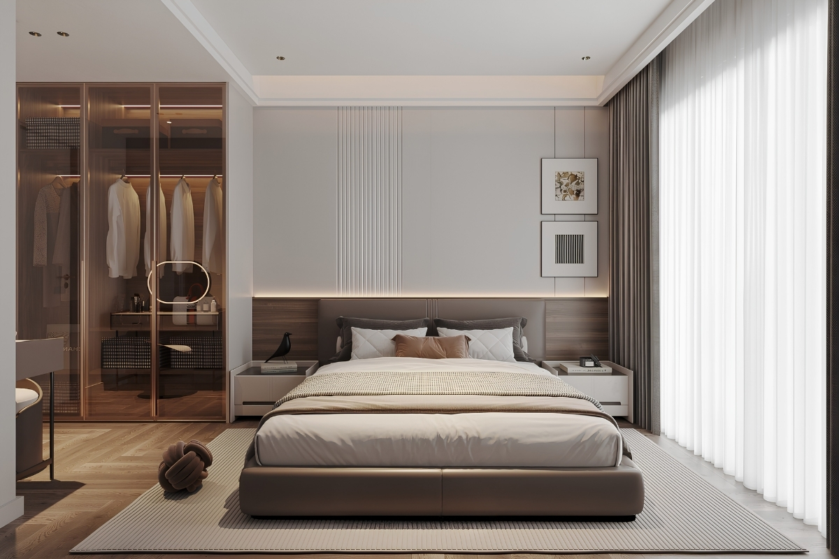 thiết kế phòng ngủ 8m2