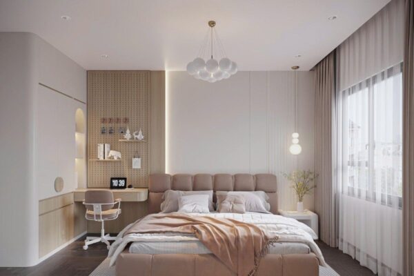 Mẫu Thiết Kế Nội Thất Phòng Ngủ Đẹp Cho Nữ Tinh Tế Và Cá Nhân Hóa