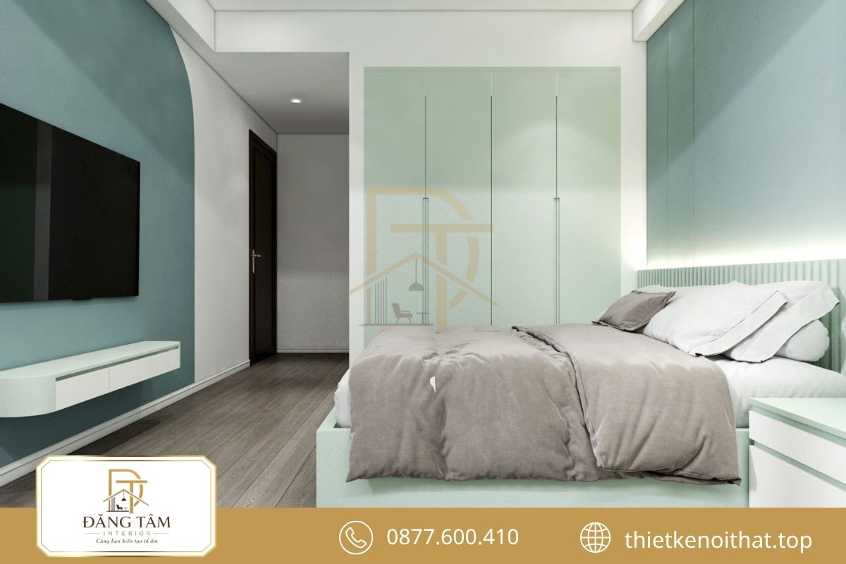 Phòng ngủ phụ căn hộ 3 phòng ngủ linh hoạt theo nhu cầu 