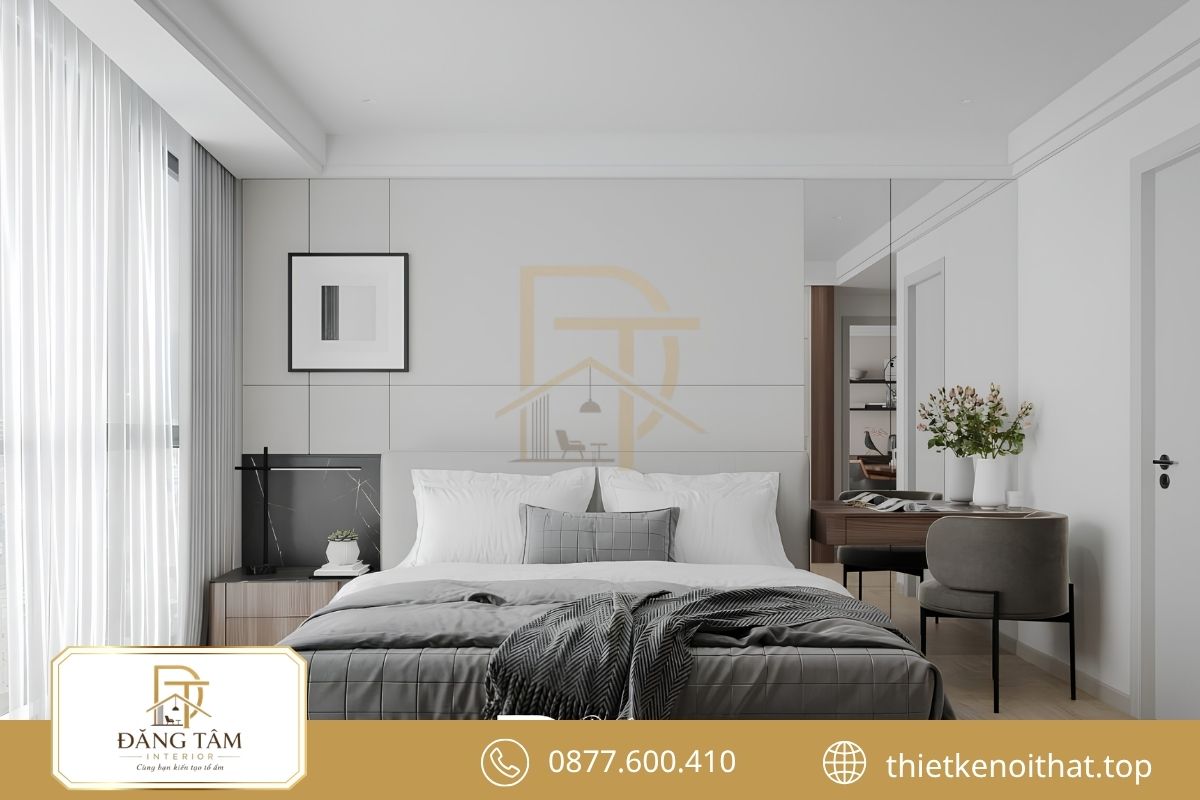 Phòng ngủ thứ hai bố trí linh hoạt theo nhu cầu gia đình 