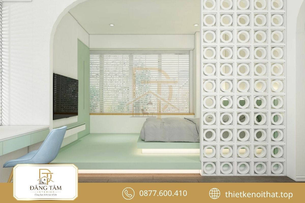 Phòng trẻ trong căn hộ 3 phòng ngủ an toàn, phù hợp độ tuổi 