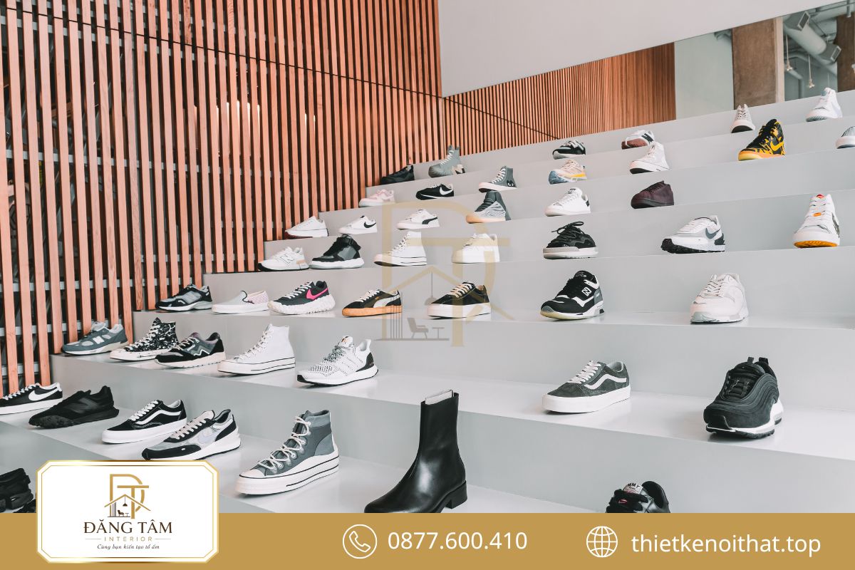 Đường nét khỏe khoắn làm nổi bật tinh thần năng động của các dòng sneaker