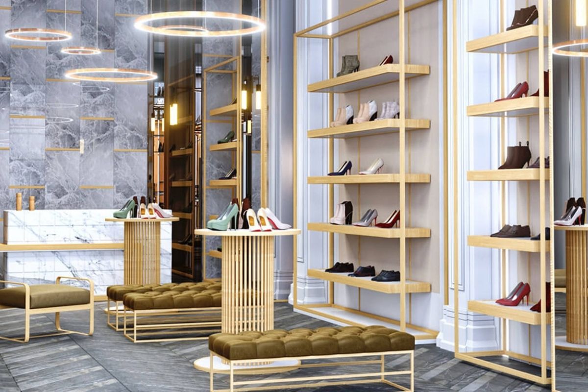 Thiết Kế Shop Giày Đẹp, Hiện Đại, Đa Dạng Phong Cách