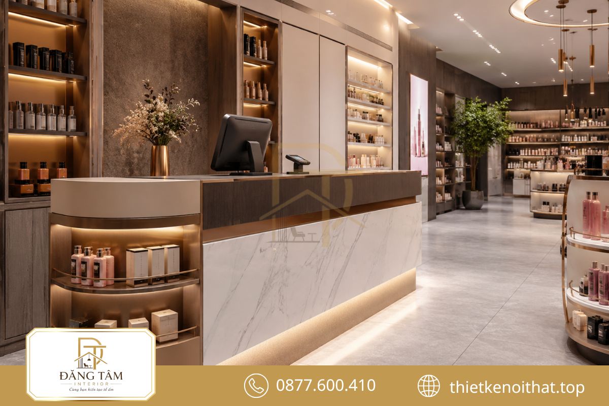 Phong cách hiện đại tạo không gian sáng, gọn và dễ tiếp cận sản phẩm