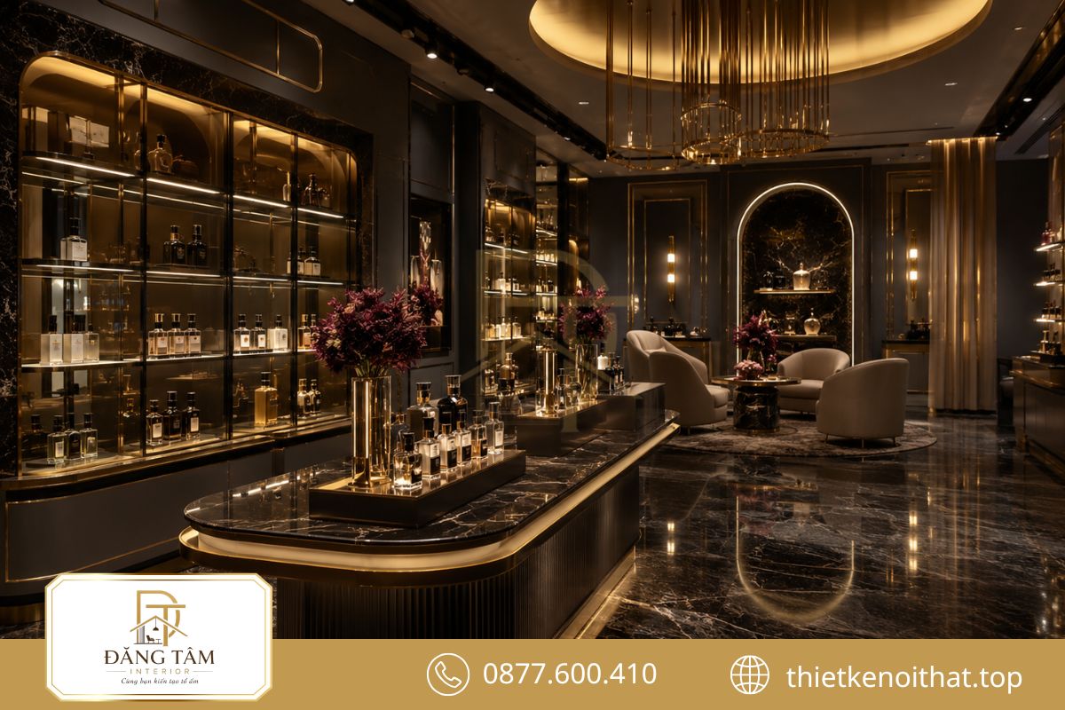 Luxury tạo trải nghiệm mua sắm cao cấp với không gian giàu chiều sâu