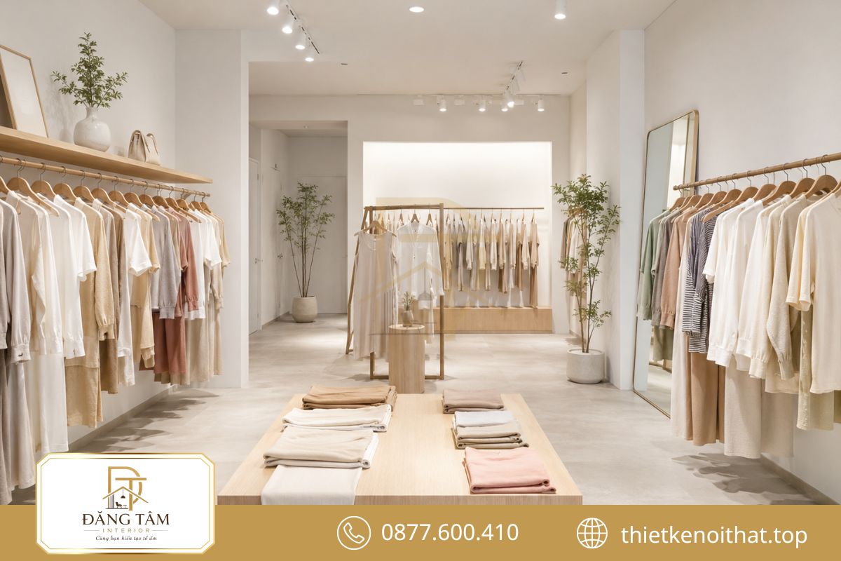 Không gian tối giản giữ sản phẩm thành tâm điểm xuyên suốt hành trình mua sắm