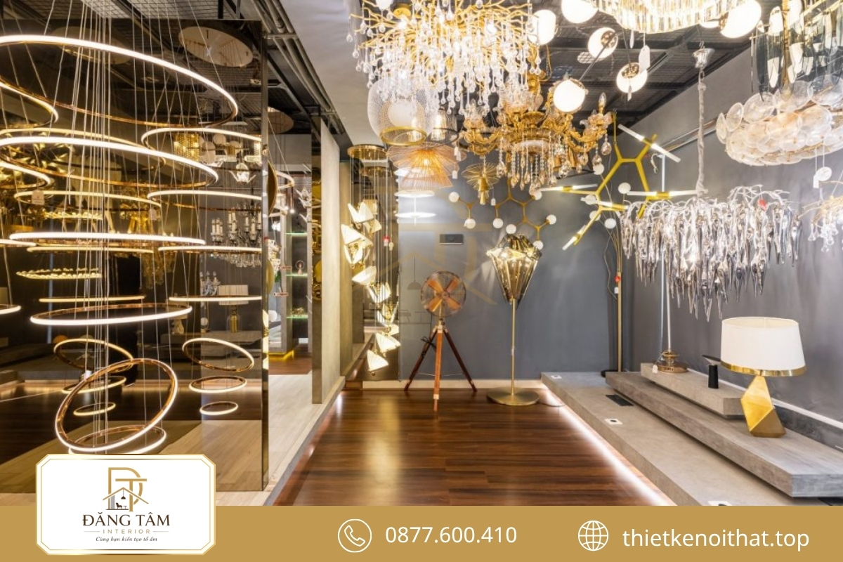 Thiết kế cửa hàng đèn trang trí Vintage mang sắc thái ấm áp, hoài cổ