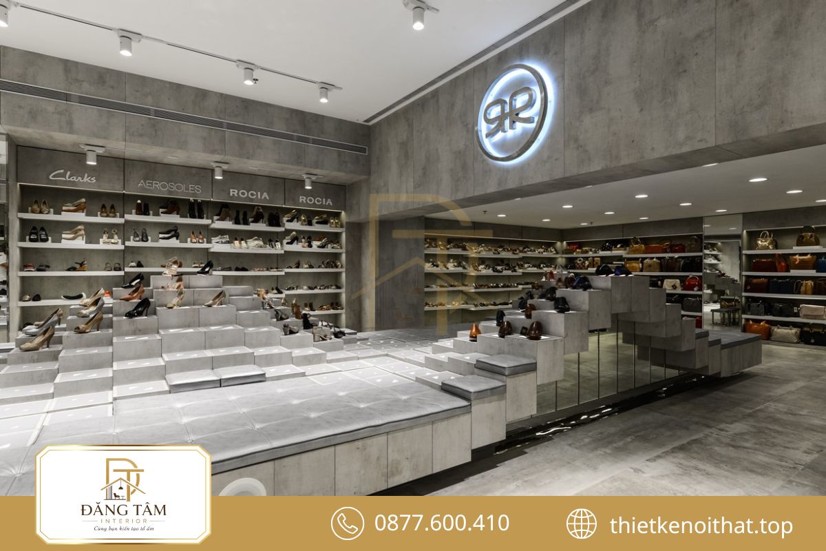 Showroom rộng mở tạo điều kiện phát triển nhiều khu trưng bày và trải nghiệm