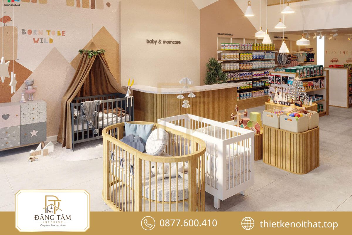 Kh&ocirc;ng gian th&acirc;n thiện gi&uacute;p phụ huynh v&agrave; trẻ nhỏ mua sắm thoải m&aacute;i hơn