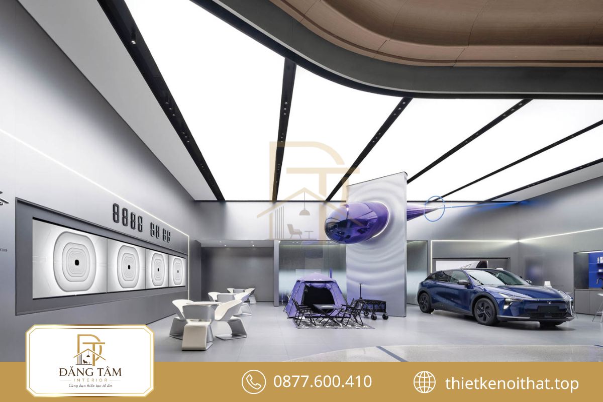 Showroom chỉn chu nâng cao trải nghiệm xem xe và hình ảnh thương hiệu ô tô