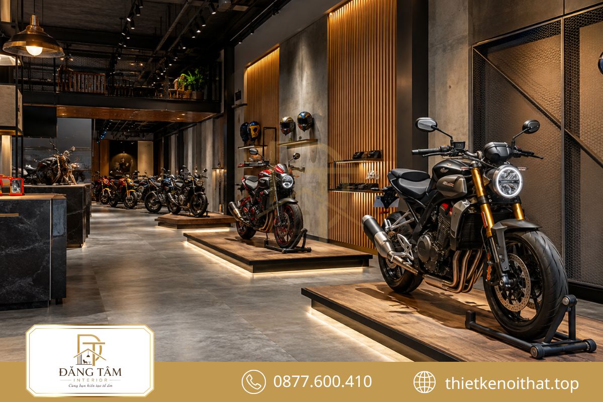 C&aacute;c d&ograve;ng xe ph&acirc;n khu r&otilde; r&agrave;ng gi&uacute;p showroom hiện đại v&agrave; dễ tham quan