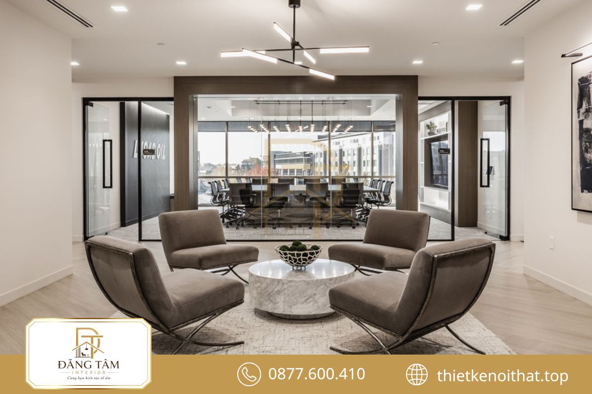 Thiết kế thi công nội thất văn phòng tối ưu vận hành doanh nghiệp thương mại
