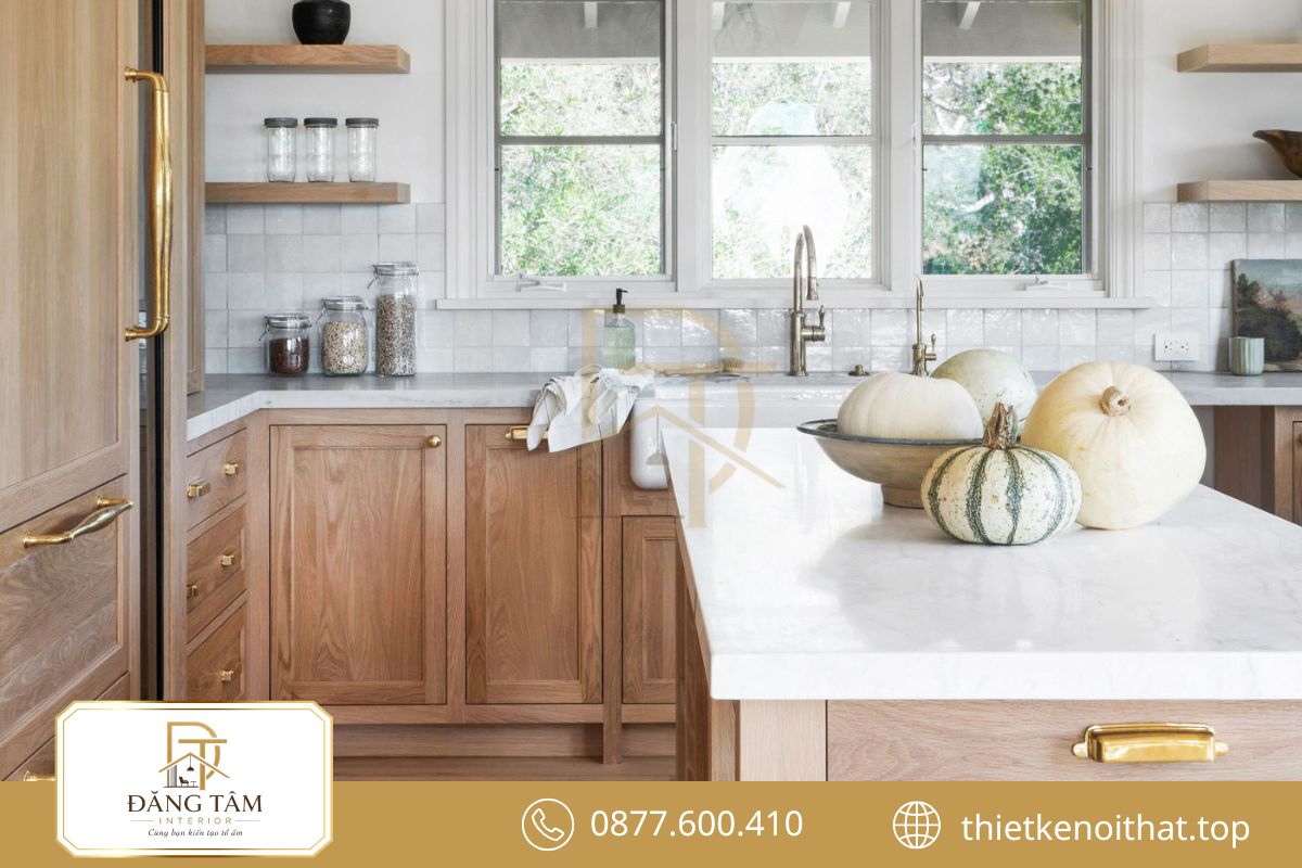 Vật liệu tự nhiên của phong cách nội thất Rustic giữ vẻ đẹp lâu dài