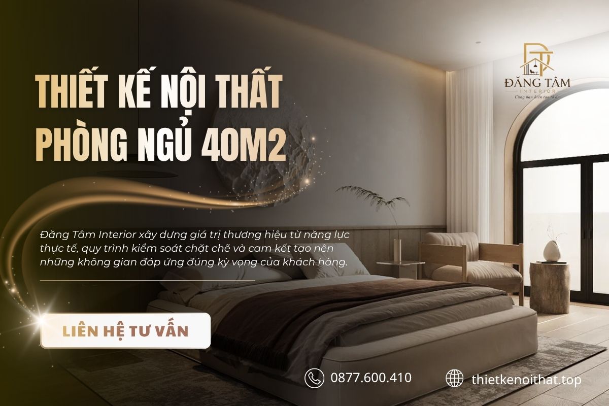 Dịch vụ thiết kế nội thất phòng ngủ uy tín, chuẩn tiến độ bàn giao