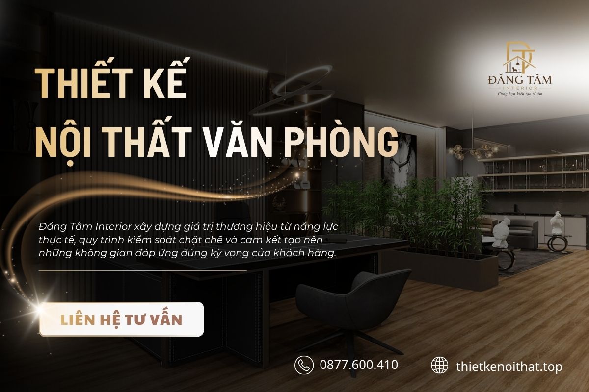 Dịch vụ thiết kế nội thất văn phòng bám sát mô hình vận hành, tối ưu chi phí