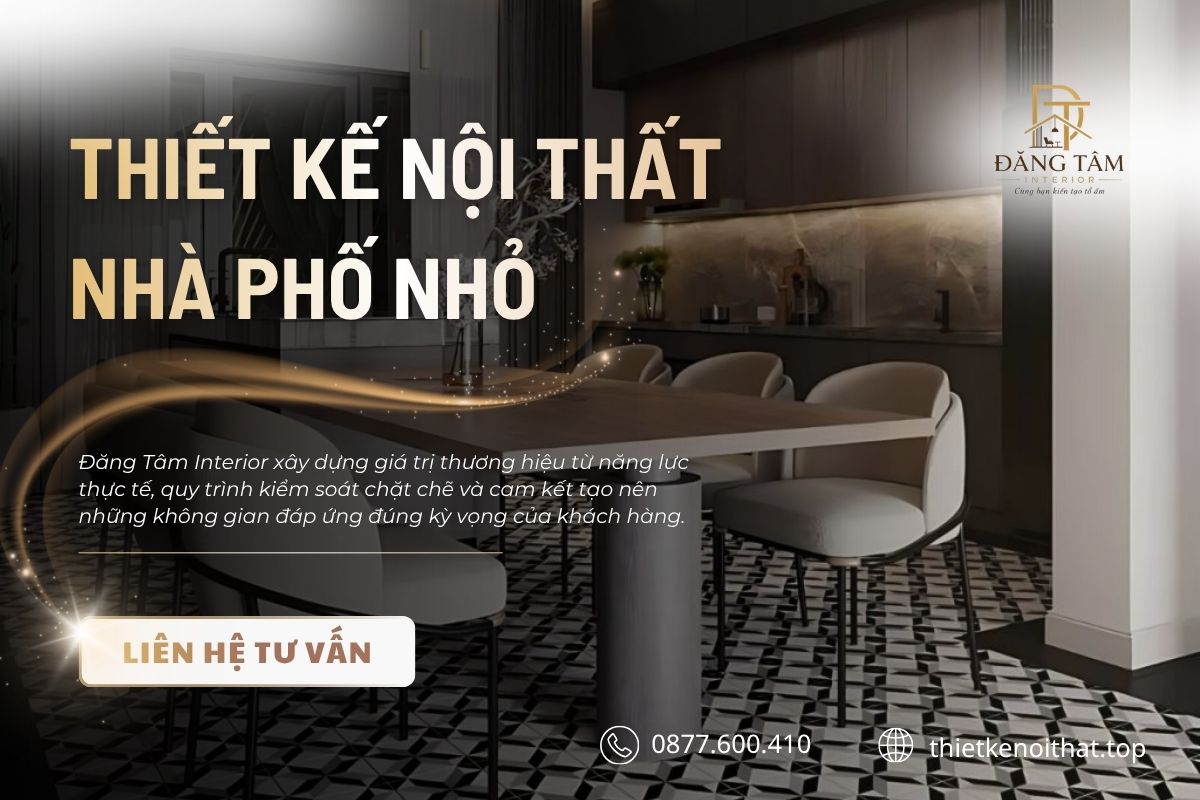 Đăng Tâm Interior phát triển giải pháp phù hợp từng mặt bằng nhà phố