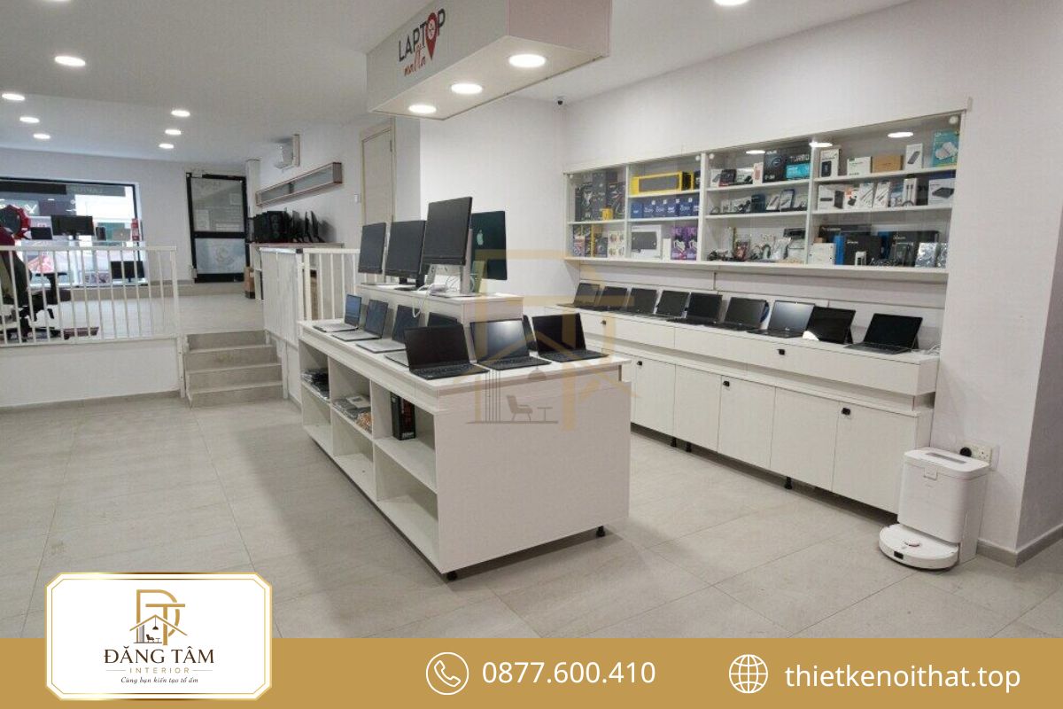 Thiết kế showroom khoa học giúp khách dễ trải nghiệm sản phẩm và lựa chọn nhanh hơn