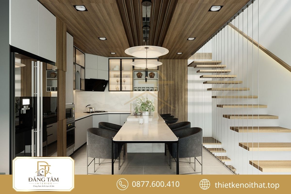 Phân chia công năng rõ ràng giúp ba tầng vận hành thuận tiện hơn