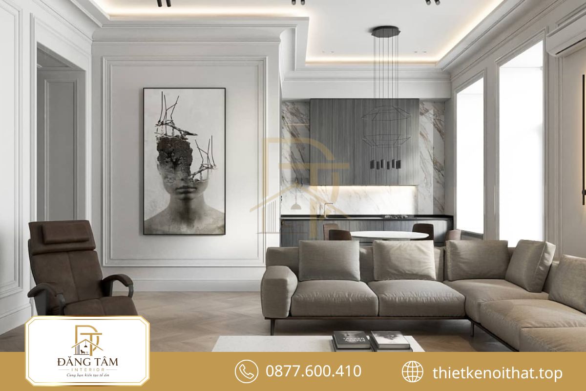 Phong cách thiết kế nội thất hài hòa thẩm mỹ với nhu cầu sử dụng lâu dài